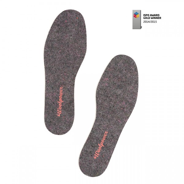 Filz Einlegesohle / Felt Insoles 44-45 Recycle Grey